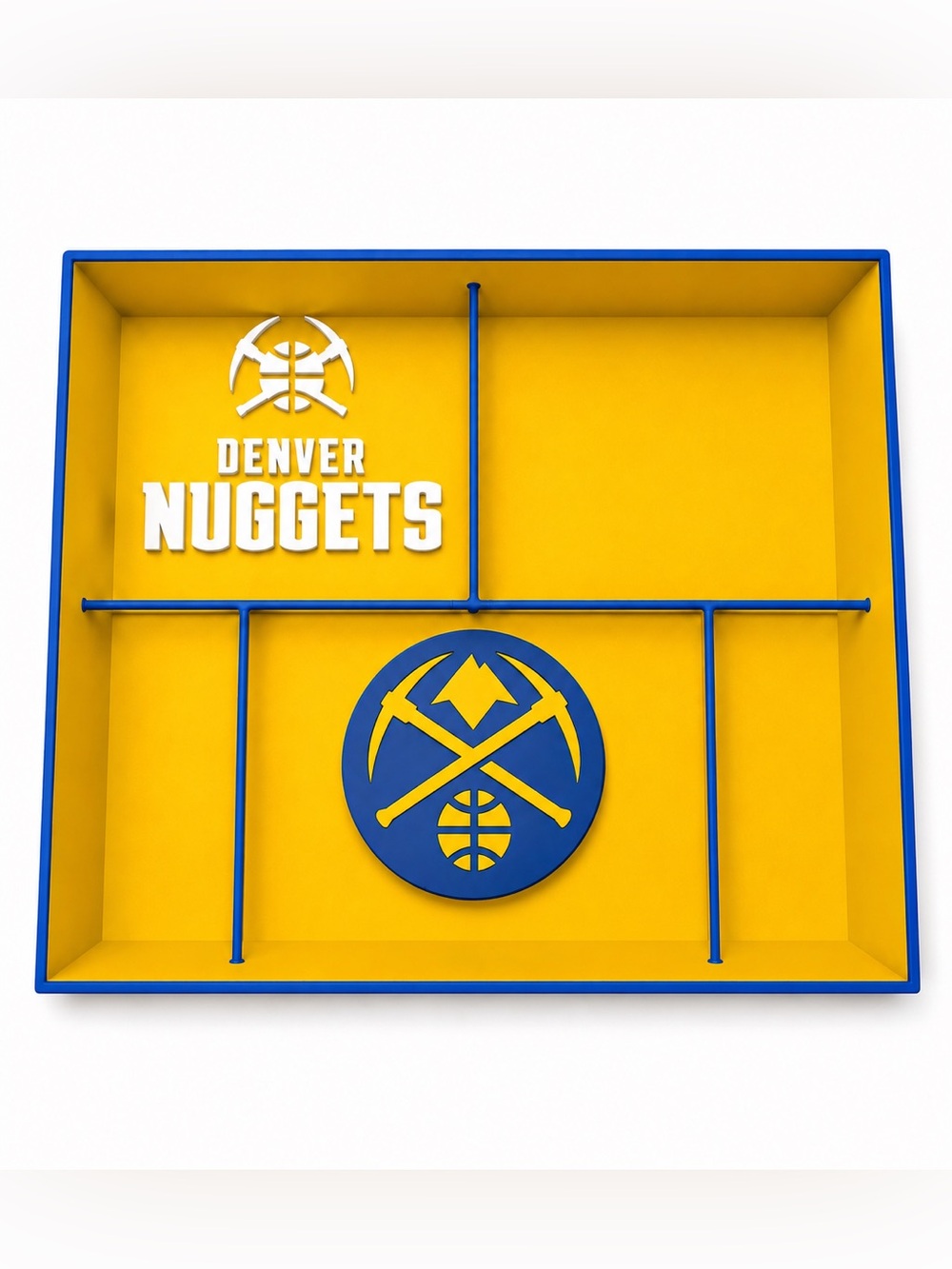 Denver Nuggets NBA Pocket Dump Tray - For Keys, Wallet, Money, Etc